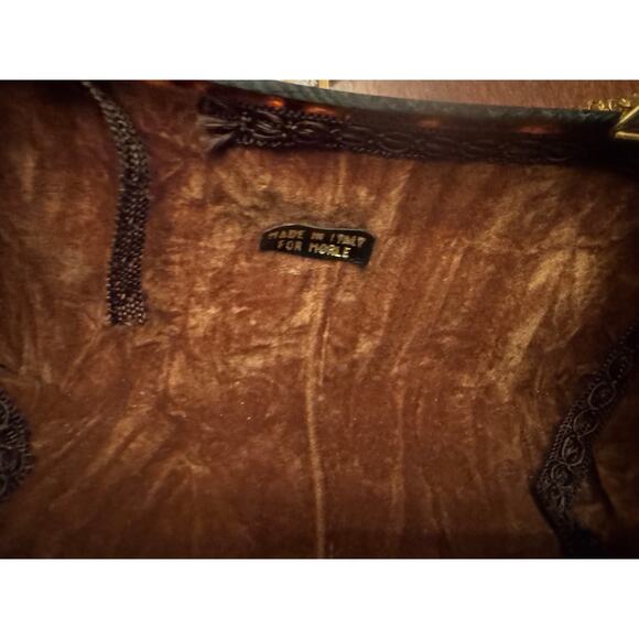 Vintage Magid of Italy Made for Morle Hand Made Tortoise Shell Handbag - Picture 3 of 4